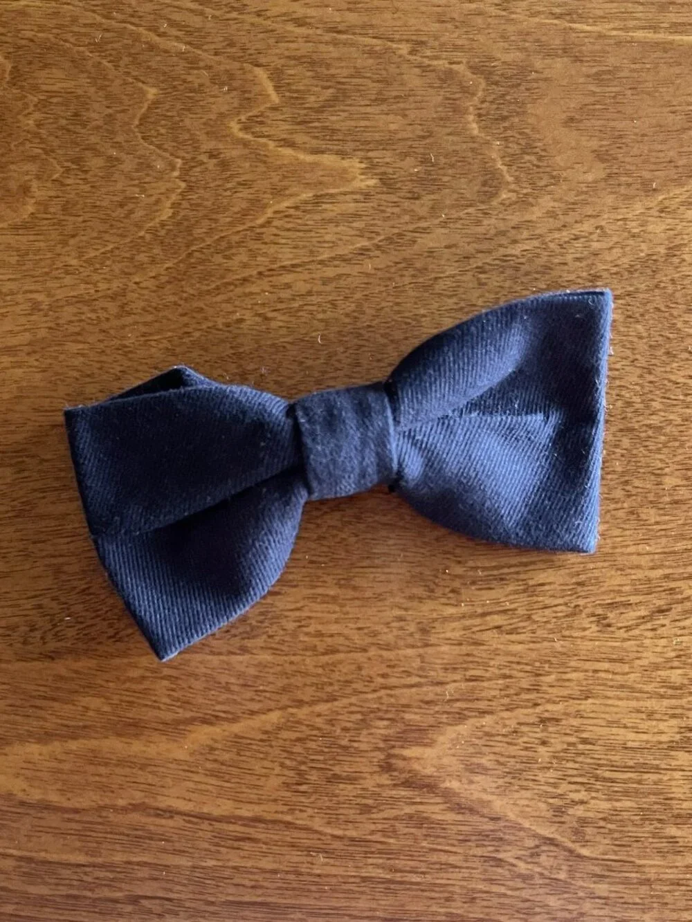 Old Navy/Ormond clip-on navy twill bow tie